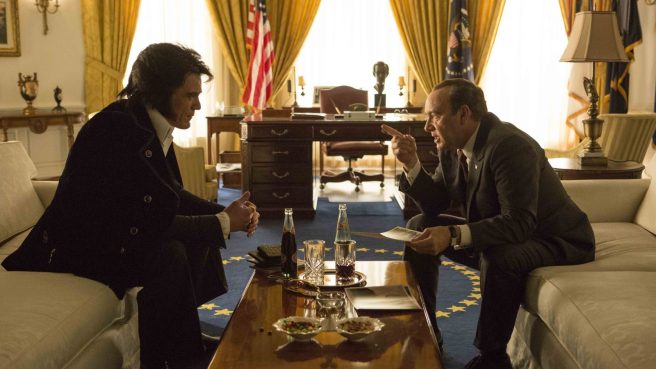 Un fotogramma dal film "Elvis & Nixon"