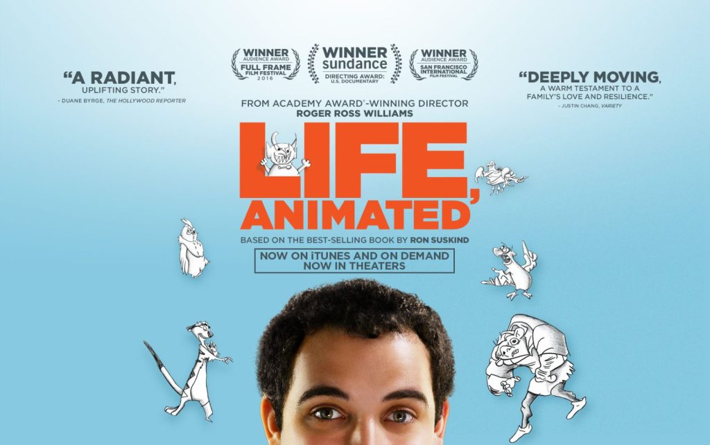 Un fotogramma dal film "Life, animated"