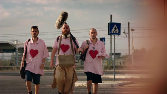 Un fotogramma dal film "Il ragazzo più felice del mondo"