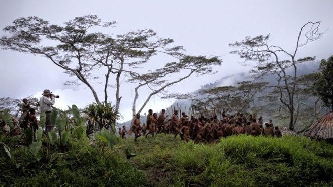 Un fotogramma dal film "Il sale della terra"