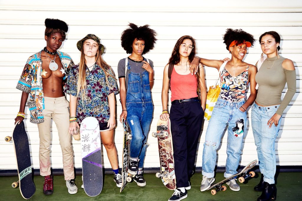 Un fotogramma dal film "Skate Kitchen"