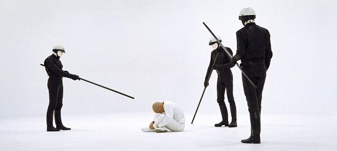 Un fotogramma dal film "L’uomo che fuggì dal futuro"