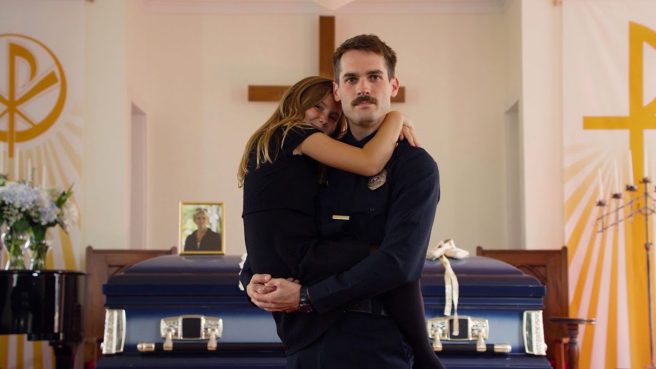 Un fotogramma dal film "Thunder Road"