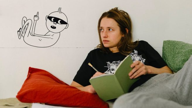 Un fotogramma dal film "Ninjababy"